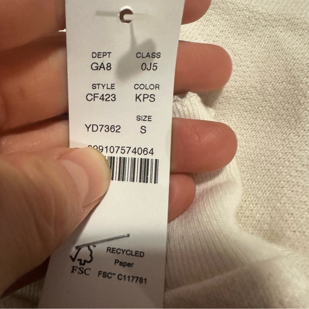 J crew Heritage terry mockneck sweatshirt in stripe - Picture 5 of 6